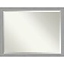 Amanti Art Brushed Nickel Frame Wall Mirror, 33.5" x 43.5" (A42674593696)~#|#~3106DD3B-E6B3-42D3-84DF25E80FFE0F8C_sc7
