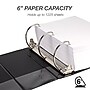 Samsill Titan Heavy Duty 6" View Binder, D-Ring, Made in USA, Black (SAM16420)~#|#~311E61A8-AD8C-4E90-BD47C2753EE94483_sc7
