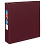 Avery Heavy Duty 2" 3-Ring Non-View Binders, One Touch EZD Ring, Maroon (79-362)~#|#~31279F07-E402-44A1-BB568C5277B63F96_sc7