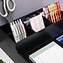 Mind Reader Plastic Utensil Napkin & Plate Holder, Silverware Organizer, Serving Tray, Black (PSNAPUT-BLK)~#|#~315F4D5D-6A7F-46A3-9A34C2256D1F37F8_sc7