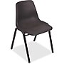 Lorell Plastic Stacking Chair, Black (LLR85567)~#|#~31732F18-CF28-49F9-A0ACC38A88EB626B_sc7
