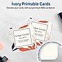 Avery Matte General Use Blank Cards, Ivory, 600/Box (95292)~#|#~317ADBAB-BBA3-4B06-9137BE792BBF63CE_sc7