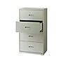 Hirsh HL1000 Series 4-Drawer Lateral File Cabinet, Letter/Legal Size, Lockable, 52.5"H x 30"W x 18.63"D, Light Gray (19440)~#|#~31853189-E2E9-48D0-91FBFF9C34FC155A_sc7