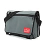 Manhattan Portage Europa Fabric Messenger Bag, Grey (1440Z GRY)~#|#~31866611-7BC5-4F14-A9ACC63BEDE75493_sc7