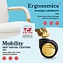 La-Z-Boy Opus Ergonomic Bonded Leather Swivel Executive Chair, White and Gold (CCHR10015A)~#|#~31A7E5A9-EF37-4FF3-A6F8DFD79E373568_sc7