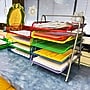 Mind Reader 5-Compartment Metal Desk Tray, Multicolored (5TPAPER-ASST)~#|#~31AD88CA-F9F1-4B63-814452BEC8D239CB_sc7