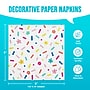 Say Hooray! Birthday Brights Sprinkles 5" Beverage Napkin, Multicolored, 64 Napkins/Pack (DTC382621BNAP)~#|#~31C06135-3CDC-434B-8F20A45EF9F113CF_sc7