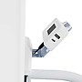 Luxor VitalPower Deluxe Mobile Medical Workstation with Full-Swivel Wheels, White (MCWS004)~#|#~31CFE6B0-47BD-4AB7-98A61AA0DFF768BF_sc7