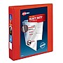 Avery Heavy Duty 1 1/2" 3-Ring View Binders, One Touch EZD Ring, Red (79171)~#|#~31D95A7C-0748-468D-B2216B0D457F9F4D_sc7