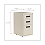 Alera 3-Drawer Mobile Vertical File Cabinet, Letter/Legal Size, Lockable, 28.25"H x 15.88"W x 19.25"D, Putty (ALEPABBFPY)~#|#~31DCBF91-D4ED-4584-8F6D0CCB6FFDD4E7_sc7