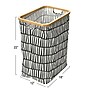 Household Essentials Krush Collapsible Laundry Hamper, Bamboo, Black/White (2274-1)~#|#~31E77065-BADC-4223-897D9007A1CC6916_sc7