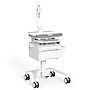 Mount-It! MedHub Mobile Medical Cart Workstation with Drawers, Monitor Mount, and Locking Caster Wheels, White/Grey (MI-16025)~#|#~31E8B35A-0165-4494-B79E118C5DD31749_sc7