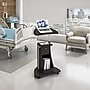 Techni Mobili 22"W Manual Adjustable Standing Laptop Cart, Black (RTA-B005-BK46)~#|#~31EC70B3-D47C-45C5-87A6038A5D1F876B_sc7
