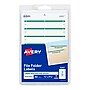 Avery Easy Peel Laser/Inkjet File Folder Labels, 2/3" x 3-7/16", White/Green, 252 Labels/Pack (5203)~#|#~31EF73A7-7EBD-4C08-8FDBFE1C5A550659_sc7