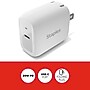 Staples TECH USB-C Wall Charger, 20W, White (ST62322)~#|#~31FE6E6D-6136-4B1D-ABAA4BFC869074ED_sc7