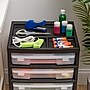 Iris 5-Drawer Storage Cart, Black (587685)~#|#~32076809-6844-414B-8A10E8F7D2990261_sc7