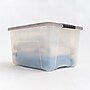 Iris 40 Quart Stack and Pull Plastic Latching Storage Bin, Clear (500209)~#|#~320982C8-C329-4495-902EAF4D6EDA5429_sc7