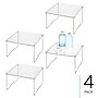 iDESIGN Stackable Cabinet Shelf Riser, Clear, 4/Pack (28988M2)~#|#~322872B8-9C06-4C4F-9479904BE467ECBB_sc7