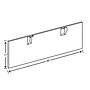HON Laminate Modesty Screen, 48"W x 13"H, Florence Walnut (HUSLMOD1348.LFW1.FW.P)~#|#~32292420-2E1B-4D2B-90671AF10E166908_sc7