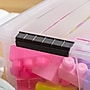 Iris 13.5 Quart Storage Container with Hinged Lid, Plastic, Clear, 6/Pack (500295)~#|#~32425FDE-8181-4015-88BC59623AFFF946_sc7