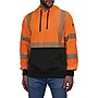 Ergodyne GloWear 8317BK High Visibility Long Sleeve Black Bottom Hooded Sweatshirt, ANSI Type R, Class 3, Orange, Large (22984)~#|#~324C30A1-115D-4CAB-A6C1E5DBDD211B77_sc7
