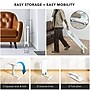 Mount-It! Foldable Rolling Overbed Table, 26.75"W, White (MI-8046)~#|#~327040A8-CAAE-4A3A-92B105626514D0F7_sc7