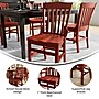Flash Furniture Hercules Traditional Wood School House Back Restaurant Dining Chair, Mahogany (XUDGW0006MAH)~#|#~328F6E13-0283-48D6-851A1854DBBAC6F3_sc7