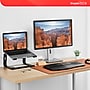 Staples TECH Aluminum Laptop Stand, Black, 11" x 10", Ergonomic Cooling Riser for Notebook/MacBook/PC~#|#~3295AA28-84C9-4ACA-B577E5C7C39004CB_sc7