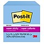 Post-it Super Sticky Notes, 3" x 3", Mediterranean, 90 Sheet/Pad, 5 Pads/Pack (654-5SSBW)~#|#~3296A0AB-A2DD-4B64-89FCC9BE458603F4_sc7