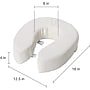 DMI Toilet Seat Cushion, 4"H, White (520-1247-1900)~#|#~32A6A635-B3EB-417C-A123D7D74E463B85_sc7