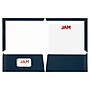 JAM Paper Glossy 2-Pocket Portfolio Folder, Navy Blue, 6/Pack (5042523d)~#|#~32CDA2D3-6F44-426E-91E1A5665B981D35_sc7