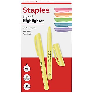 150 PCS Highlighter Set - 6 Colors Chisel Tip No-Bleed Markers For School & Office