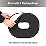 Mind Reader Donut Pillow Seat Cushion with Air-Cloud Technology, Black (DOSEAT-BLK)~#|#~32E63C34-FC56-40E8-9777FD9803C894A5_sc7