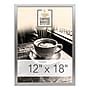 Excello Brands 12" x 18" Poster Frame, Vertical/Horizontal, Wall Mounted, Silver (MPFRM-1218-SLV)~#|#~32F75CD8-DD1C-4AA6-9641863BEA17A3B7_sc7