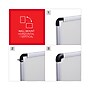 Universal Melamine Dry-Erase Whiteboard, Aluminum Frame, 6' x 4' (UNV43725)~#|#~331BA932-3AF5-429D-B4C021CD05C04D50_sc7