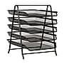 Mind Reader 5-Tier Stackable Paper Desk Tray Organizer, Metal, Black (5TPAPER-BLK)~#|#~331BFA16-CDAC-47D5-BCF7A2E3C25B25AE_sc7
