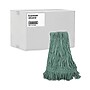 Boardwalk® Mop Head, Premium Standard Head, Cotton/rayon Fiber, Medium, Green~#|#~33273C27-6B08-4CD8-88D98EA31AE1419B_sc7