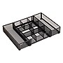 Mind Reader Expandable 10-Compartment Metal Drawer Organizer, Black (DEERX-BLK)~#|#~332D22F9-4D65-4AC0-A8052967433A0188_sc7