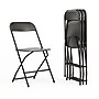 Flash Furniture HERCULES Plastic Folding Chair, Black, 4/Pack (4LEL3BLACK)~#|#~333DA8B8-C5CE-49FF-B0F0F75080307A56_sc7