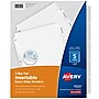 Avery Big Tab Extra-Wide Insertable Paper Dividers, 5 Tab, Clear, Clear Reinforced (11221)~#|#~333EC32F-D6B9-4694-958EB0DABA17181D_sc7