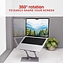 Staples TECH 10.23" x 8.85" Steel Adjustable Laptop Stand, Silver (ST62820-CC)~#|#~334FE8FF-942F-4C6C-AED324100ADF9D83_sc7