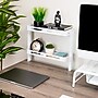 Mind Reader Clamp-On 2-Compartment Metal Desk Shelf, White (DESX2T-WHT)~#|#~3354A77B-3957-477C-86A450D40922BB94_sc7