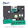 Brother P-touch Laminated Label Tape, 3/4" x 26.2', Black on Green (TZe741)~#|#~335E0087-E591-4DC8-A43F50BA49EB3CBE_sc7