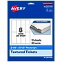 Avery Rectangle Integrated Cards, Matte White, 80/Pack (19479399868)~#|#~336879E8-3770-4E87-B1DC1D1CC74B5769_sc7