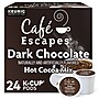 Cafe Escapes Dark Chocolate Hot Cocoa Mix, Keurig® K-Cup® Pods, 24/Box (6802)~#|#~3378F6C3-0342-4802-9FE77E14DCBC8276_sc7
