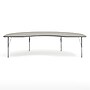 Flash Furniture Wren Kidney Activity Table, 96" x 48", Height Adjustable, Light Gray Top/Silver Frame (XUA4896KDLGTP)~#|#~338382B6-643E-4A83-BF8770F7E57A1454_sc7