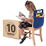 Seat Sack Seat Storage, 17" x 9" x 2.5", Blue, 10/Pack (00115BUNDLE)~#|#~338BAF5A-2E8A-4288-A7BA6DCCF8AA60C2_sc7