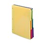 Smead™ Three-Ring Binder Poly Index Dividers with Pocket, 9.75 x 11.25, Assorted Colors, 30/Box~#|#~33A55DA9-E47D-443D-8DF7F6B515270625_sc7