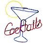 National Tree Company 23" LED Light Strip Cocktails Sign (DF-19010010L)~#|#~33B363CE-BA45-40BB-B8DB19996D42928F_sc7