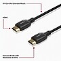Staples TECH HDMI Cable – 8 ft. High‑Speed Male‑to‑Male Audio/Video Cable for TVs, Monitors, Laptops & Projectors, Black~#|#~33B69485-562B-4355-831ABE9929F04FD4_sc7